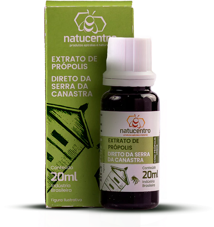 EXTRATO DE PRÓPOLIS VERDE CANASTRA - 20 ml
